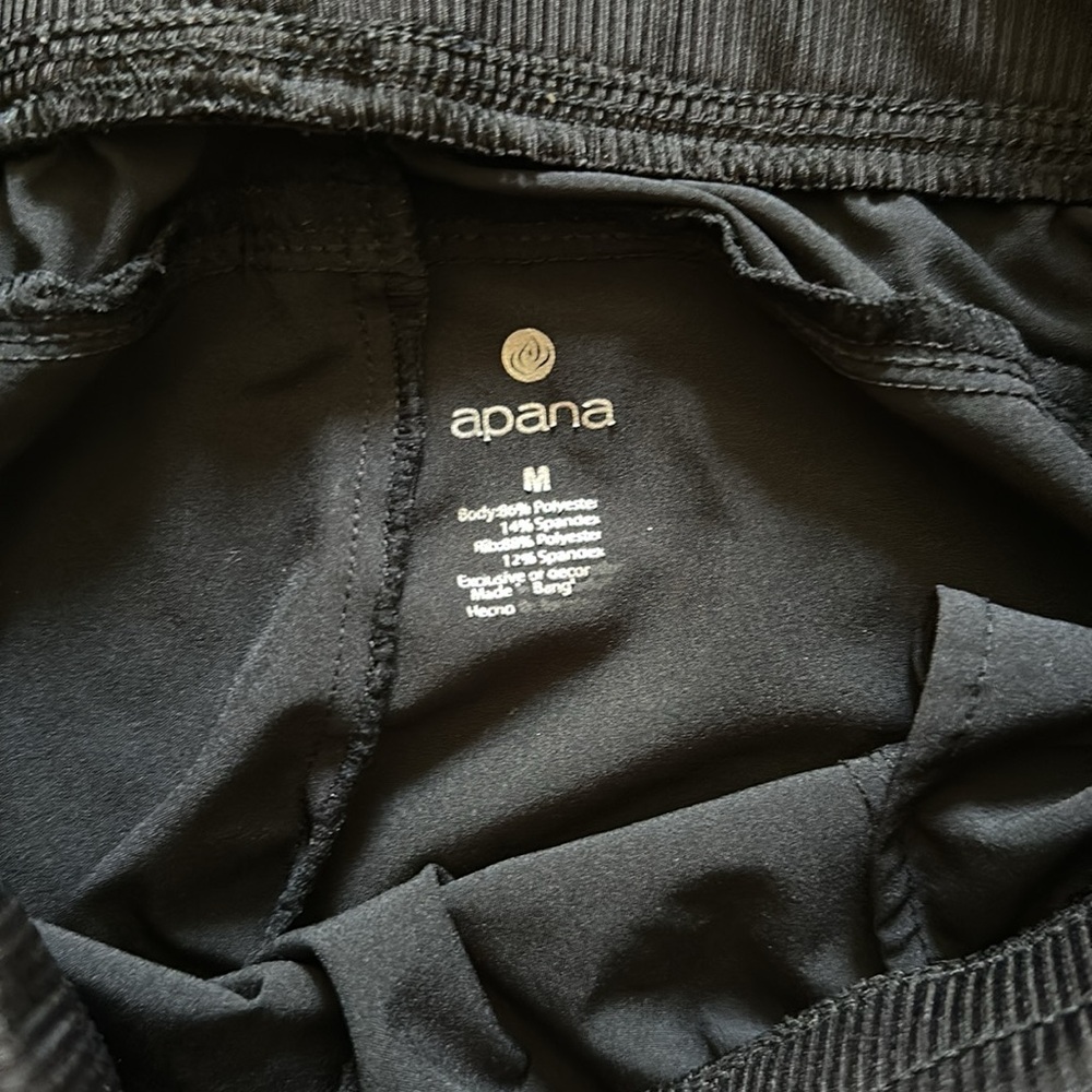 Apana Black Studio Athletic Workout Pants - Picture 4 of 7